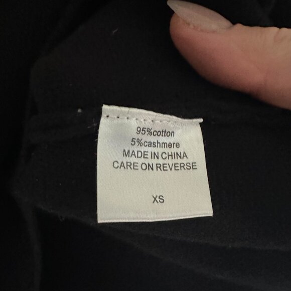 Burgess The Paris Mock Neck Sleeveless Sweater Dress Cotton Cashmere - XS - Picture 5 of 7